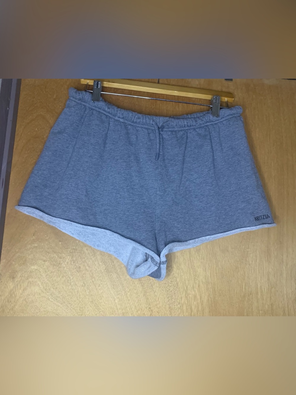 Aritzia Heather Gray Athletic Drawstring Shorts